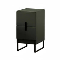 Minimalist stylistic Curved Single-Drawer End Table Luxury Feel Nightstand designer-inspired design aesthetic Bedside Cabinet Spacious Storage for Interior Design aficionados, Residents, Adults, Guest Room, Apartment, Home Office