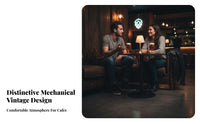 Retro Design mechanical design Dining Booth Set Customizable Combination Restaurant Seating sturdyDuty for Bar Owners, Interior Designers