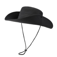 Sun Protection Chin Strap Fishing Hat Breathable Fishing Pail Hat Quick-Drying Outdoor Headwear Convertible Design for Climbing