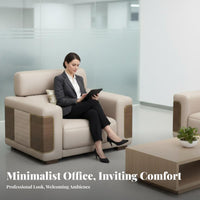 Modern Design Metal Frame Accent Chair High-Density Sponge Quilted Panel Armchair Long-Lasting Reception Sofa Scoil Support for Business Owners, Interior Designers, Homeowners, Meeting Room, Lounge, Hotel Lobby, Study