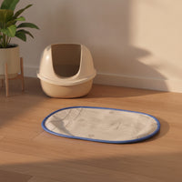 Flexible Litter Box Mat Guarding Cat Litter Mat Soft Scatter Control for Apartment