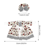 Goose Dress with Bonnet Plaid Goose Outfit with Bonnet Farmhouse Decor for Entryway