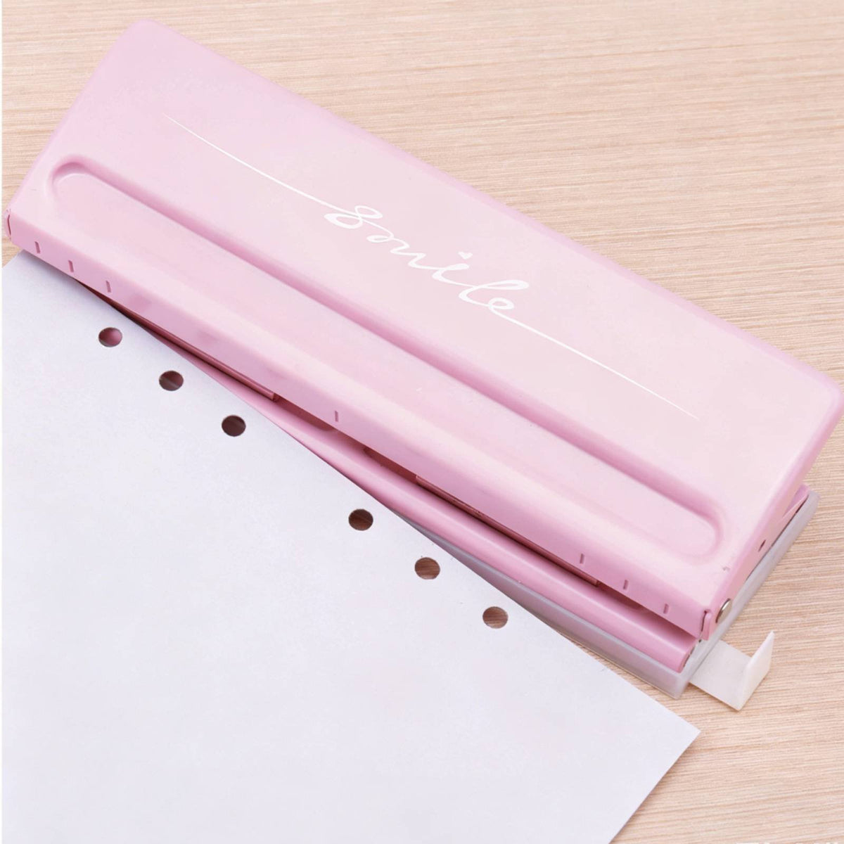 Multi Hole Binding Punch Easy to Use Office Supply Stable Base for Students