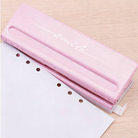 Multi Hole Binding Punch Easy to Use Office Supply Stable Base for Students