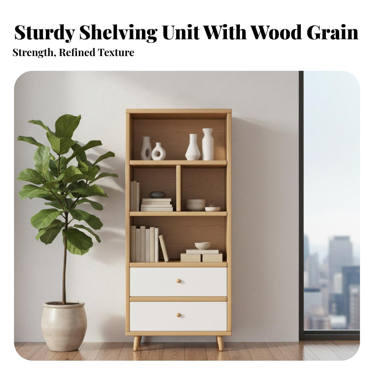 Unrestricted Combination sectional bookshelf DIY Configuration sectional Shelving Unit Easy Assembly bookshelf Sturdy for Book Lovers, Students, Homeowners, Study Room, Bedroom, Closet