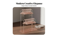 Hanger Design Earring Stand Untwist-Untangled Storage Hanger Earring Rack Miniature Closet Jewelry Holder Large Capacity Easy