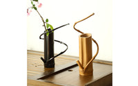 Bamboo Arrangement Vase Artistic Bamboo Flower Vase Lightweight Tabletop Flower Arranger for Tea Room