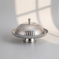 Cake Stand with Dome Polished Cloche Serving Tray Versatile for Hosts