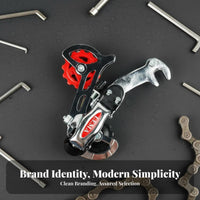 Rear Derailleur Effortless Shifting 21-Gear Rear Derailleur Mountain Bike Gear Mechanism Precise Adjustment Cycle Gear