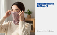 Winter Warm Face Cover Thickened, Adult, Dustproof, Breathable, Reusable, Cycling Outdoor