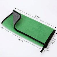 Coral Fleece Car Drying Towel and Car Cleaning Cloths, 40cm x 40cm Car Cleaning Cloths, Double-Sided Thickened Car Washing Equipment for Detailing