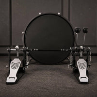 Double Bass Drum Pedal Practice Double Bass Pedal Anti Shaking Percussion Hardware for Drummers, Beginners, Stage, Studio