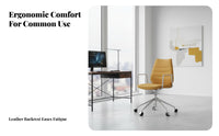 Ergonomic Design Curved backrest Rolling Chair Comfortable rotating Seat Space-Saving Office Seating Modern and aesthetic for Students, Study Room, Small areas, Bedroom, Reception Area