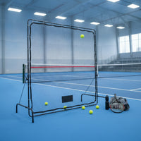 Tennis Rebounder Net Adjustable Tennis Rebounder Heavy-Duty Deflector Practice Wall for Coaches, Backyard, Driveway