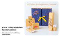 Numbered Advent Calendar Box Rigid Fillable Advent Calendar for DIY Holiday Packing, Christmas Gifting