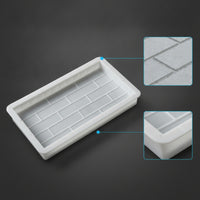 Reusable Paving Brick Mold Interlocking Concrete Mold with Brick Pattern Easy to Use Path Maker DIY for DIYers, Homeowners, Landscapers, Walkway, Yard, Courtyard