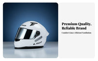 Complete Headgear Gender-Neutral Design Full Face Breathable Head Protection for Women, Beginners, Daily Commuting