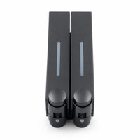 Clear Level Panels Two-Chamber Soap Dispenser No-Drill Wall-Mounted Soap Dispenser Press Buttons Home Storage Slim