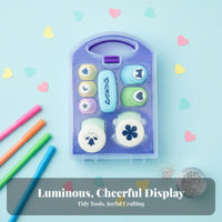 8 Pieces Mini Shape Cutterer Set Multiple Forms Mini Decorative Cutter Set Child Safe Precise Cutting for Children, Students