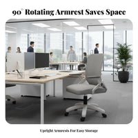 Latex pad Ergonomic Task Chair Adjustable Height Mesh spine Rolling Chair Support rotate Seat Sturdy Construction for Remote Workers, gaming enthusiasts, Students, Study Room, Workspace