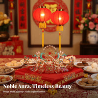 Traditional Chinese Hair Crown Fairy-Like Aesthetic Traditional Chinese Hair Accessory Traditional Hairpiece Elegant Design