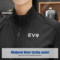 Women's Cycling Windbreaker Jacket, Autumn Season, Breathable, Water-Resistant, Lightweight, Multi-Color Protection, Packable