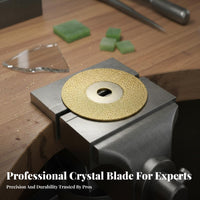 Diamond Cutting Wheel High Hardness Small Diamond Saw Disc Resilient Rotary Tool Cutting for Jewelers, Hobbyist S, Jewelry Making, Crafting, Grinding