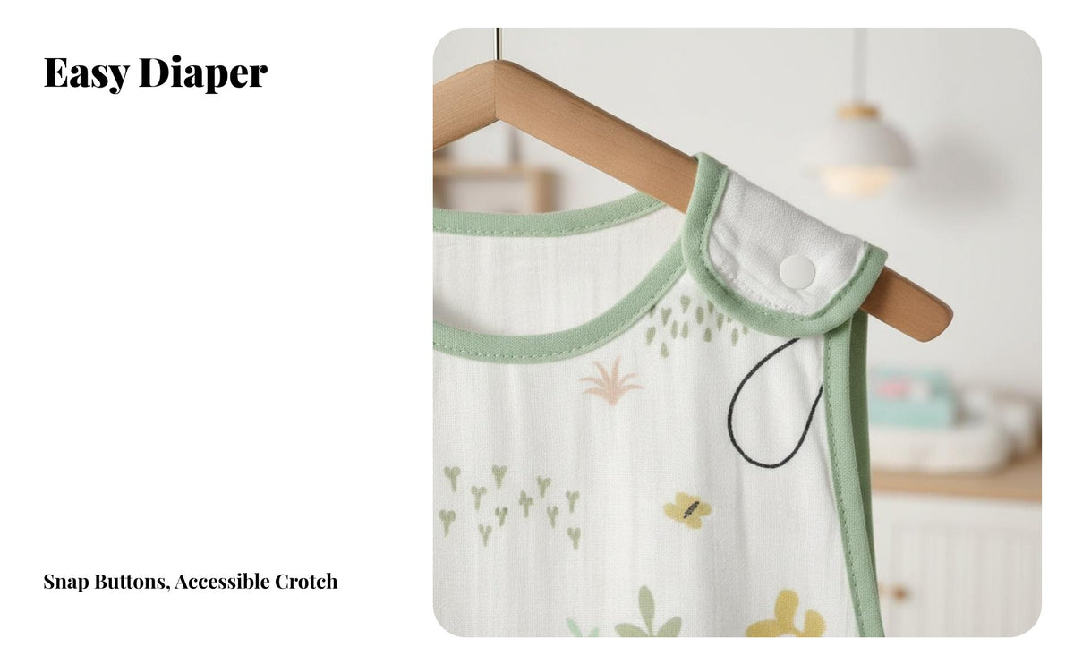 Antipush Design Sleeveless infant Swaddle Breathable textile sleeping bag Easy Diaper changes Sleeping Bag Machine launderable for Newborns, Infants, young children, Air-Conditifirstd Rooms, nightperiod, rest period period, Nursery