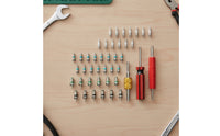 39 Pieces Refrigeration Component Core Assortment with Removal Tools Metal Climate Control Refrigeration Component Core Kit Threaded Hardware