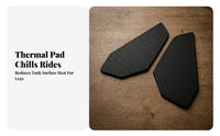 Fuel Tank Side Pad Grip Tank Side Protector Rounded Edges Textured Surface