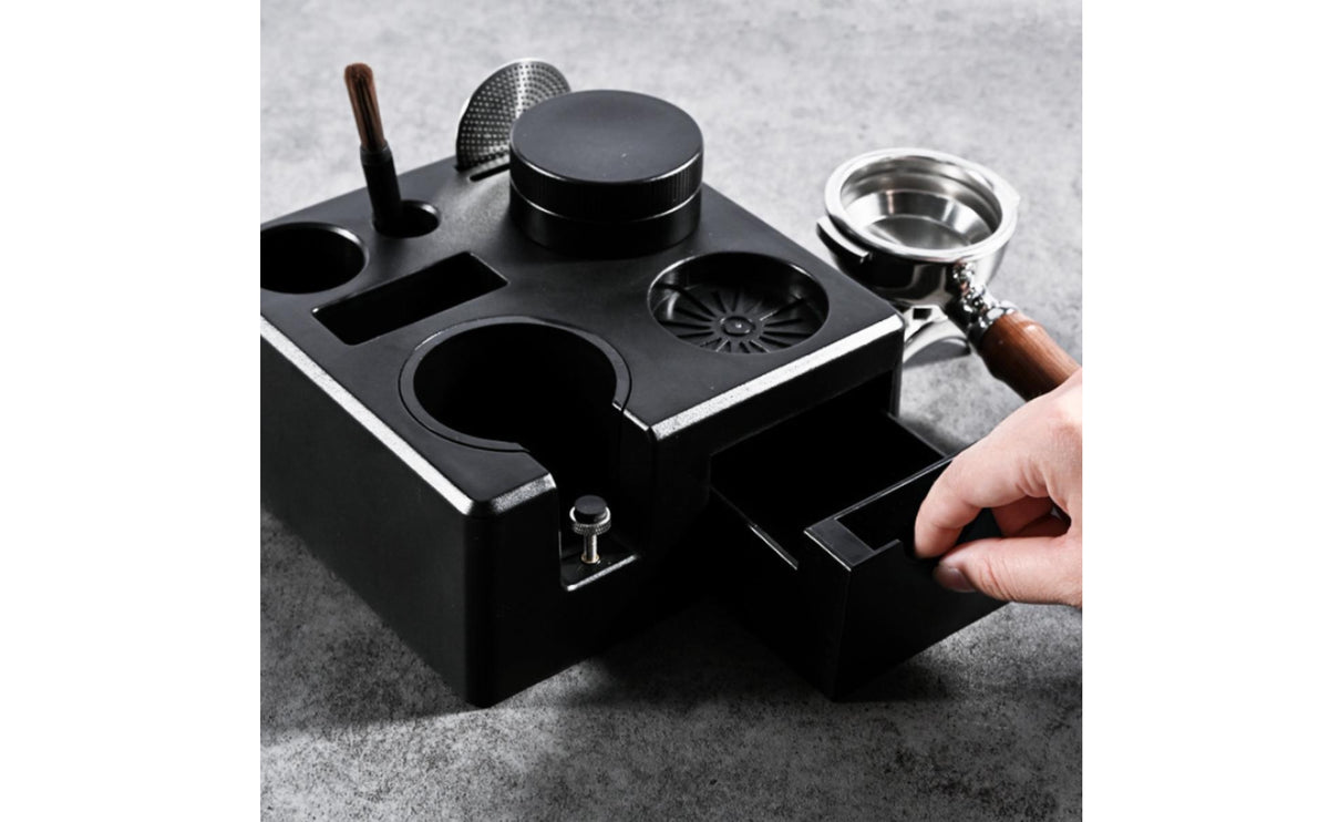 Espresso Accessory Base Countertop Espresso Workstation with Drawer Stable