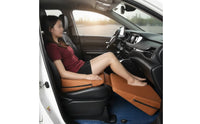 Car Seat Mattress Pad Foldable Car Mattress with Zipper Breathable for Travelers, Road Trips