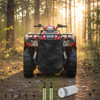 Elastic Cords UTV Garbage Bag Reflective Strips UTV Trash Bag Liner Included Away from Paved Surfaces-Road Trash Pouch Reusable for Trail Riding