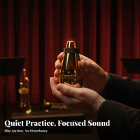 Trumpet Mute Long-Lasting Trumpet Practice Mute Musical Instrument Accessory Easy to Install Sound Dampener Small Design