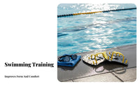 3 Pieces Builds Strength Swimming Hand Paddles Hydrodynamic Design Stroke Improvement Paddles Adjustable Straps Front Crawl Training Gear Posture Ion for Swimmers, Children, Beginners