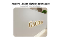 High-Gloss Finish Modern Reception Desk Sturdy Construction Luxury Cashier Counter Spacious Storage Salon Reception Desk Thickened 18mm Board for Receptionists, Business Owners, Office Managers, Hotel Lobby, Boutique