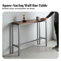 Narrow sofa table Bar Table Set utilitarian Design Pub Furniture Modern aesthetic and appearance Household Furnishing for partners, Small areas, Living Room, morning meal corner