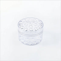 Transparent Flower-Arranging Holder Clear Holder with Perforated Top Cylindrical Floral Stem Organizer Compact for Florists, Diy Decorators, Vases, Table Centerpieces, Home Decor