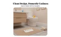 Easy to Clean Urine Splash Guard for Toilet Seat Washable Toilet Seat Splash Guard Reusable Potty Training Urine Deflector Waterproof for Boys, Elderly, People with Disabilities