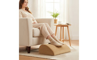 Soft Cushiony Under Desk Foot Rest Portable Footrest with Memory Foam Lightweight Footrest Cushion Versatile for Students