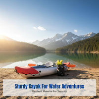 Inflatable Kayak, Thickened Canoe, Wear-Resistant, Fishing, Drifting, Full Set