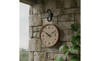 Anti-Fog Bee Garden Wall Timepiece Moisture-Proof Outdoor Wall Timepiece Quartz Movement Home Decor Large Face for Poolside, Bathroom