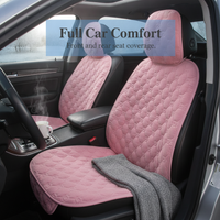 Winter Plush Car Seat Cushion Set - Backless, Non-Slip, Warm, Three-Piece or Rear Seat Options