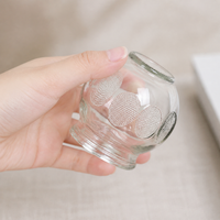 Traditional Fire Glass Cupping Set, Clear Cupping Glass, 1 Piece, for TCM, Muscle Relief & Relaxation