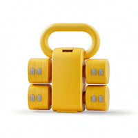 Dumbbell with Kettlebell Handle Compact Adjustable Dumbbell Multifunctional