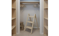 Wide Steps Portable V-Shaped Ladder Anti-Slip Treads 4 Step Folding Ladder Two-in-One Use Household Tool for Housewarming