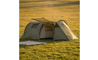 Tunnel Camping Tent Arched Poles Tunnel Tent Guy Lines Outdoor Shelter for Families