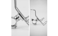 Lightweight Mounted Fishing Rod Holder Easy Install Clamp-on Fishing Rod Holder Sturdy Hardware Adjustable for Fishermen