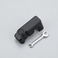 Embossed Minus Symbol Negative Battery Terminal Cover Side Cutout Battery Negative Terminal Cap Molded Vehicle Hardware Rectangular