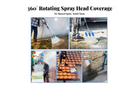 3-in-1 Turbo Nozzle Head Leak Proof High Pressure Washer Sprayer Head Long-Lasting for DIYers, Vehicle Washing, Decks, Patios